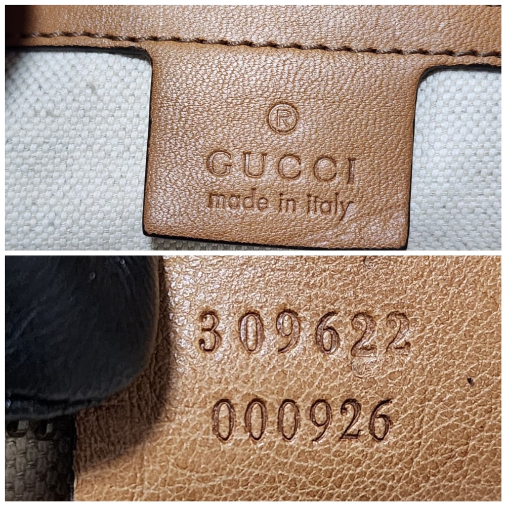 Gucci GG Canvas Web Rania Bucket Bag Brown/Beige - Picture 4 of 15